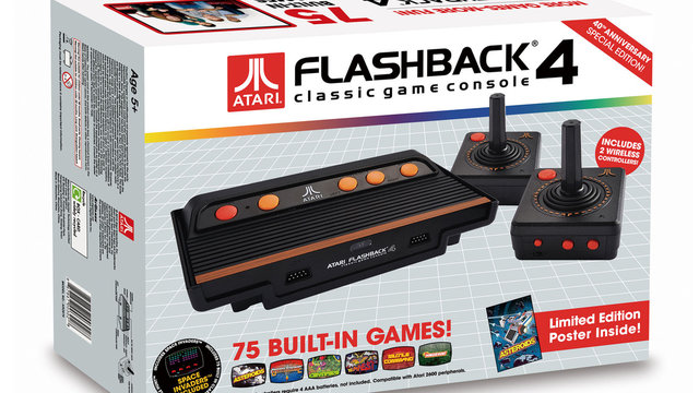 buy Systems & Consoles At Games Atari Flashback 4 Classic Game Console - click for details